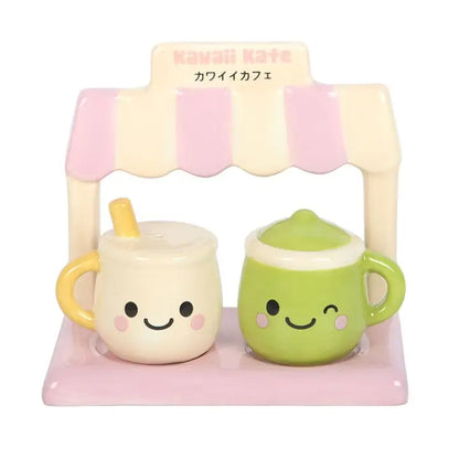 Kawaii Latte Salt and Pepper Shakers