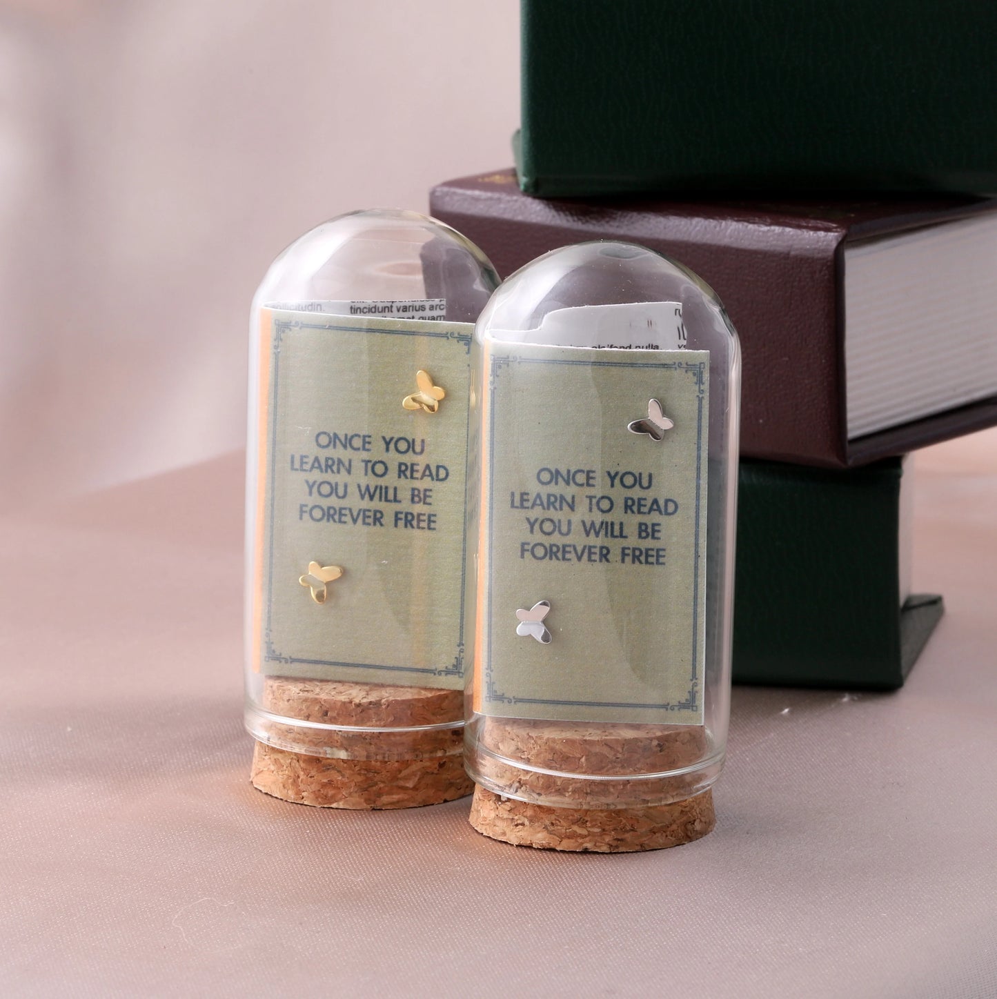 ONCE YOU LEARNT TO READ Tiny Butterfly Earrings earrings