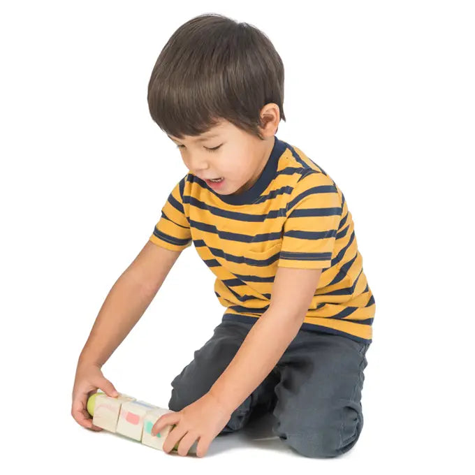 Twisting Cubes - wooden toy
