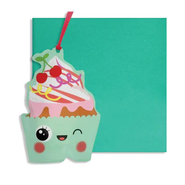 Cupcake inflatable card