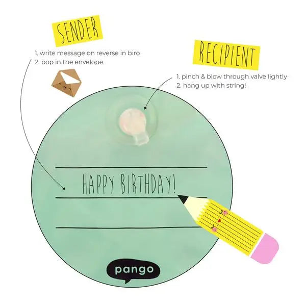 Cupcake inflatable card