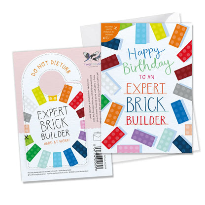 Expert Brick Builder Birthday Card with Crafty Project