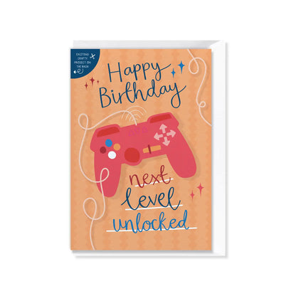 Next Level Unlocked - Birthday Card with Crafty Project