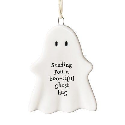Hanging ghost plaque-Sending you a boo-tiful ghost hug