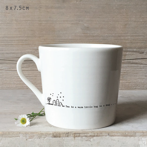 East of India Boxed Wobbly mug-Tea is a warm little hug