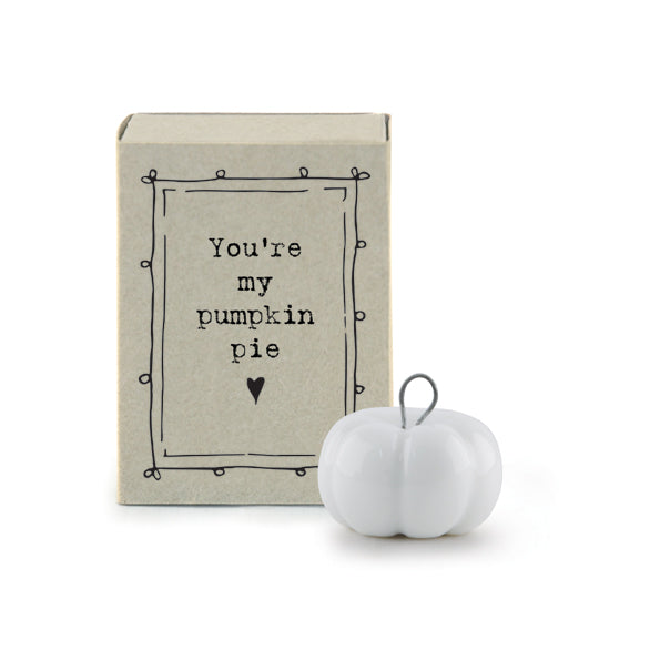 East of India Matchbox-Pumpkin
