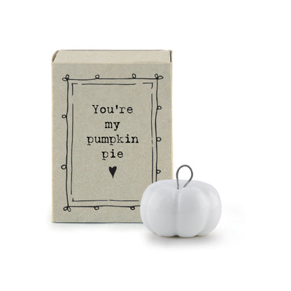 East of India Matchbox-Pumpkin