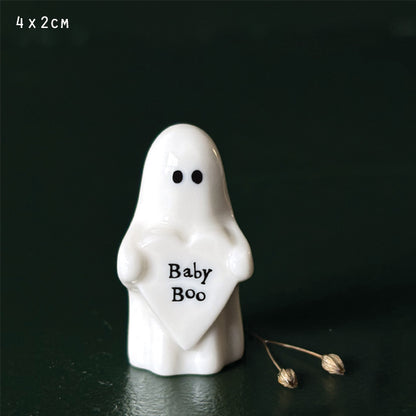 East of India Standing ceramic ghost-Baby boo