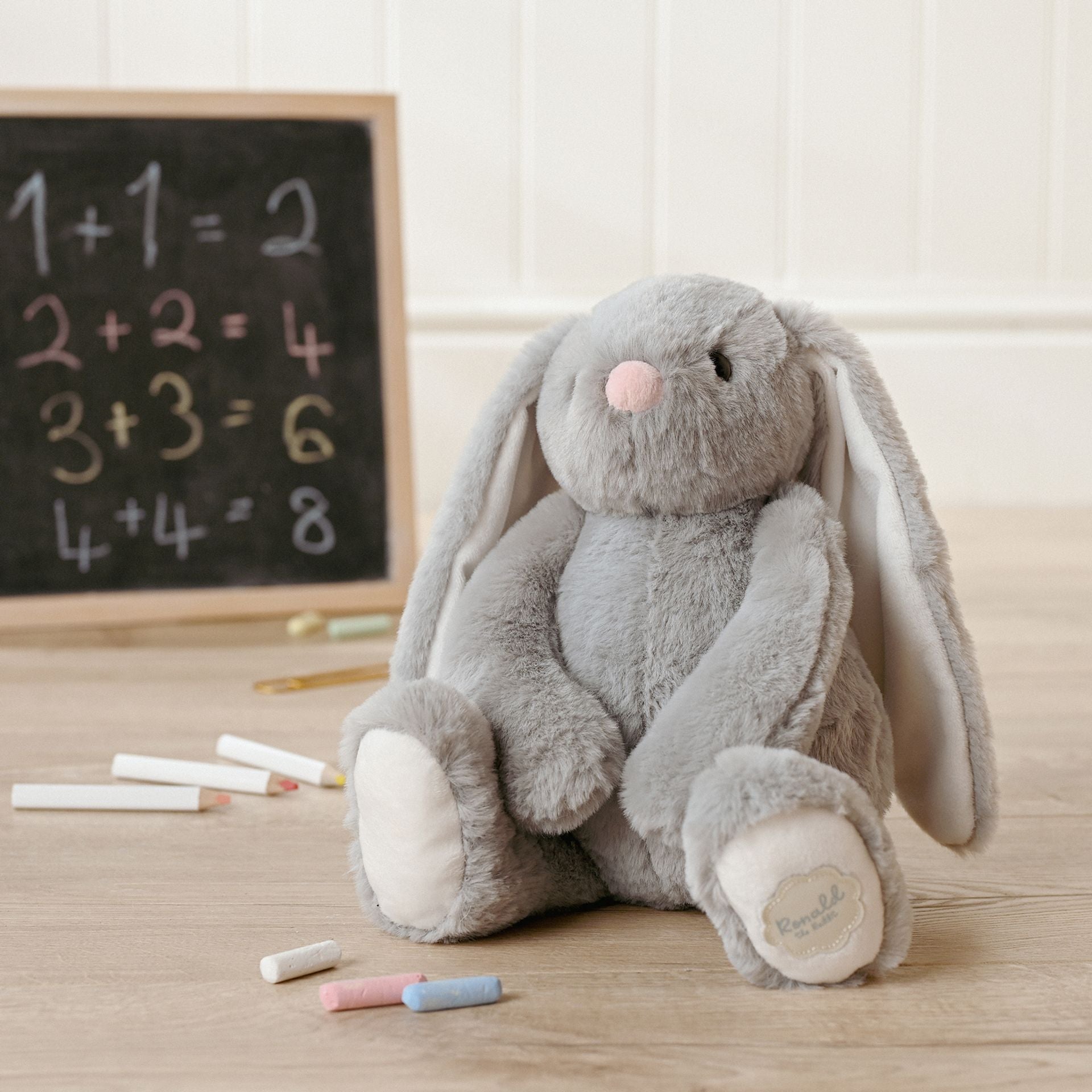 RONALD THE CLASSICAL PLUSH GREY BUNNY 30 CM – With Love, Vikki x