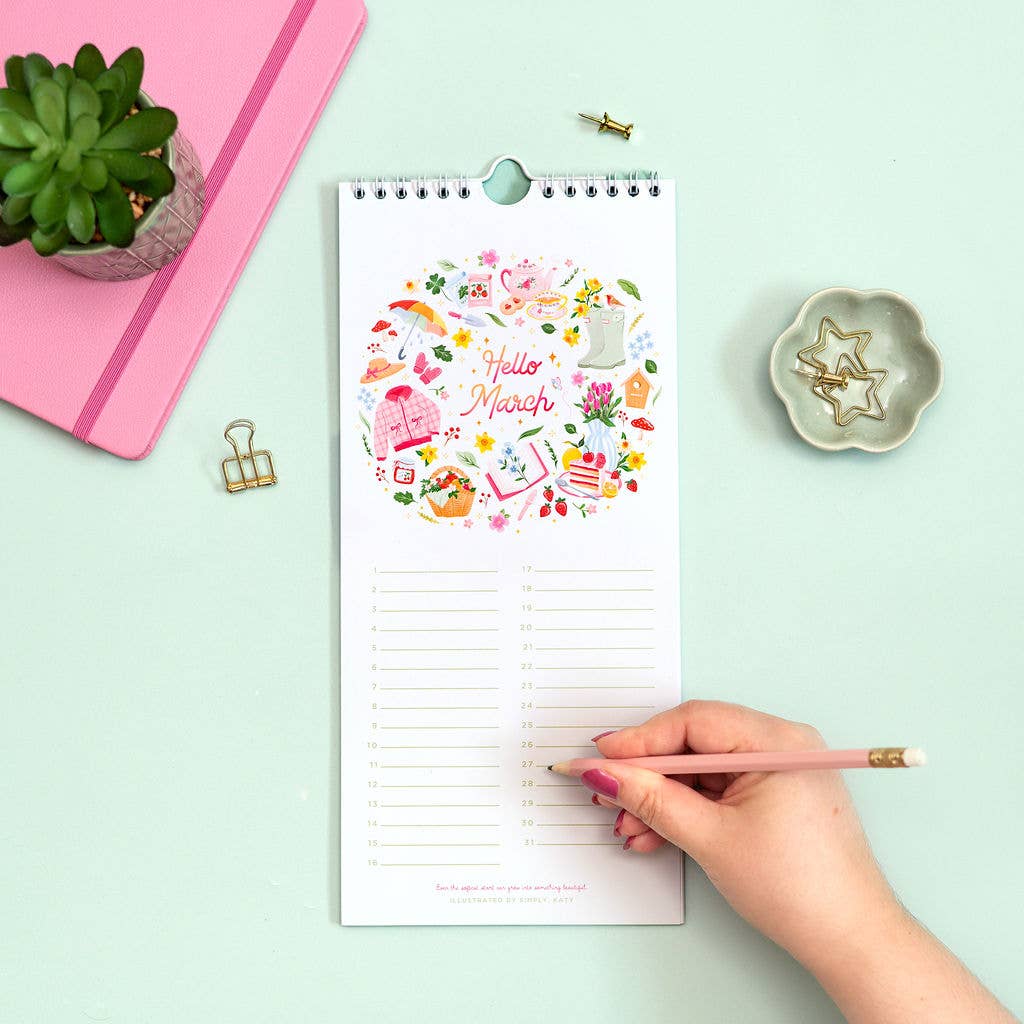 Simply, Katy - 2026 Hello: Wall Calendar