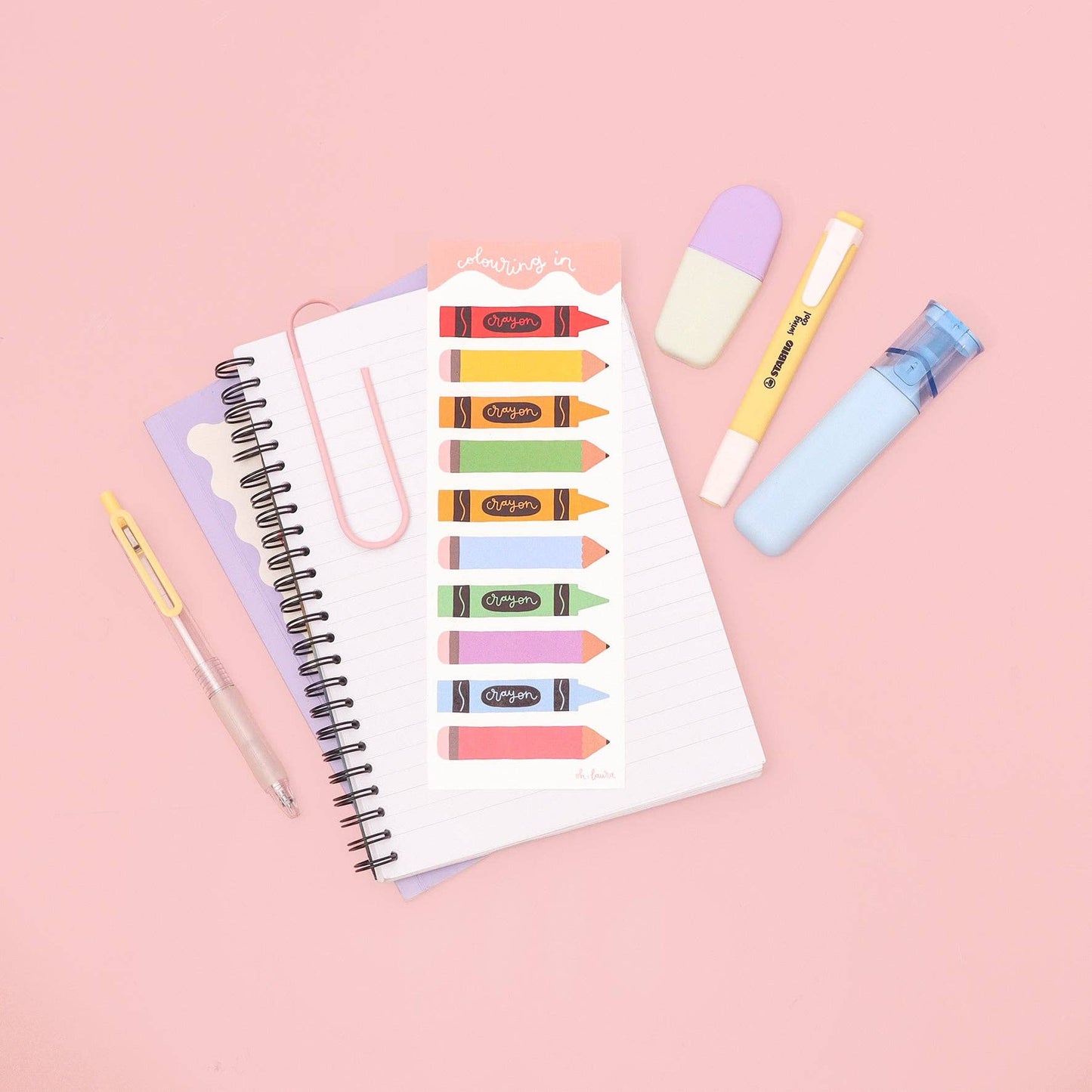 Oh, Laura - Planner Stickers - Colouring In