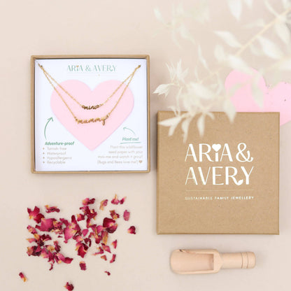 Aria & Avery - Matching Mummy & Mini Necklaces