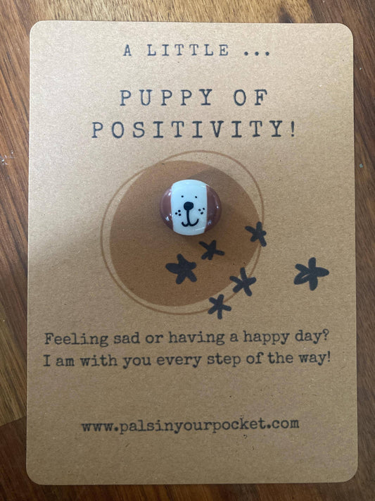 Pals in your Pocket - Puppy Of Positivity Comfort Pocket Pebble For Anxiety