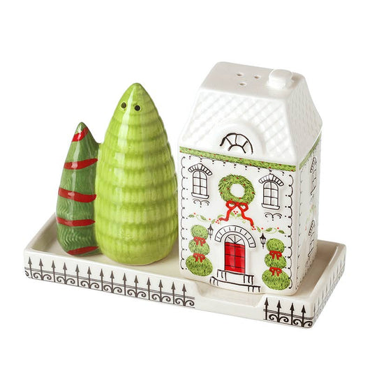 Heaven Sends - HOUSE & TREE SALT & PEPPER SHAKERS SET