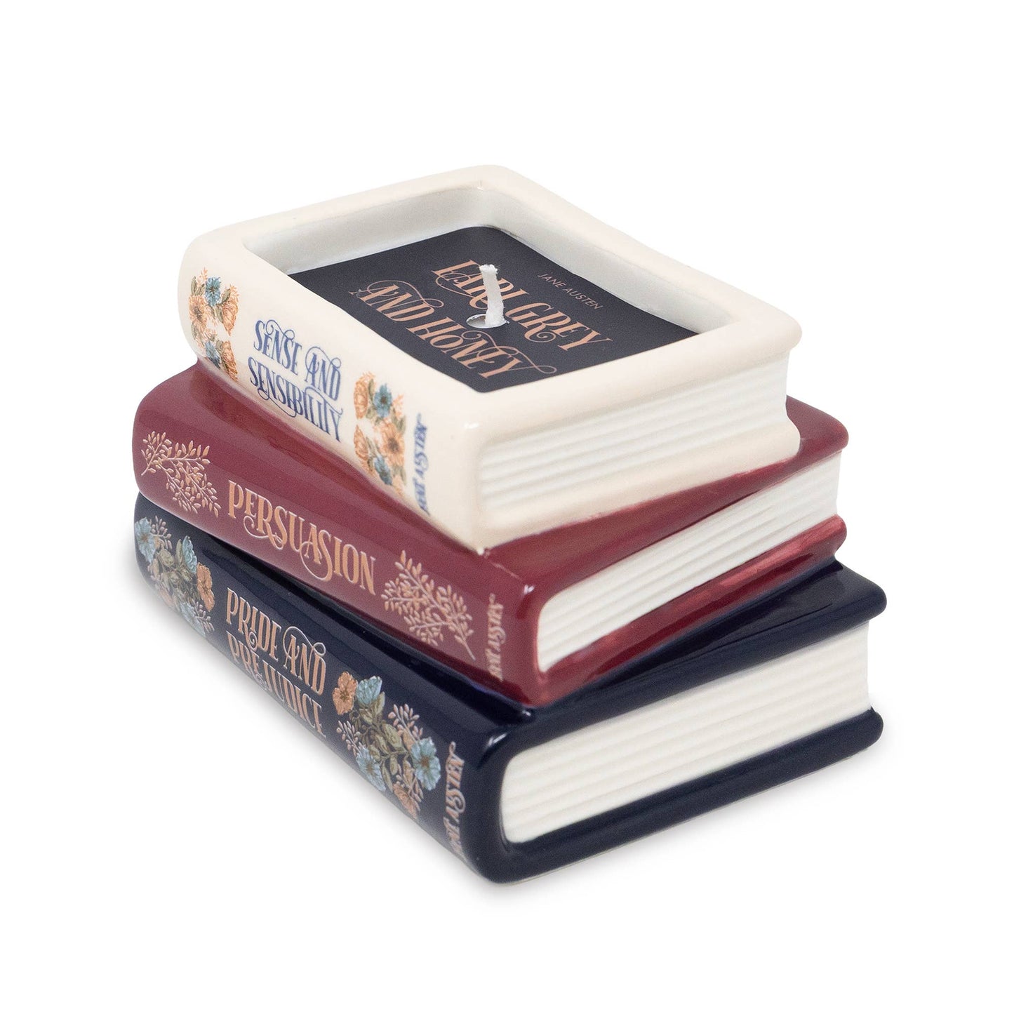 Steel Mill & Co UK - Bookstack Candle, Jane Austen