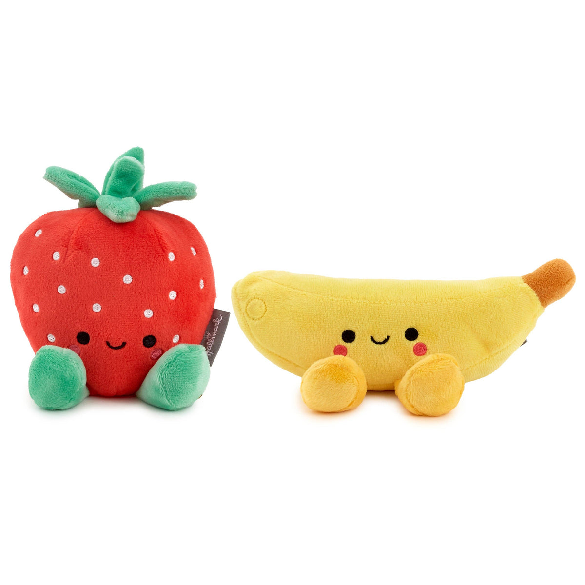 Hallmark - Better Together Strawberry and Banana Magnetic Plush Pair