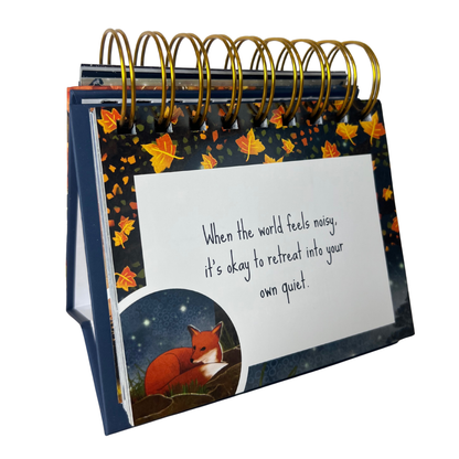 Fox Under The Moon - 365 Thoughts - Daily Encouragement Desktop Flipbook