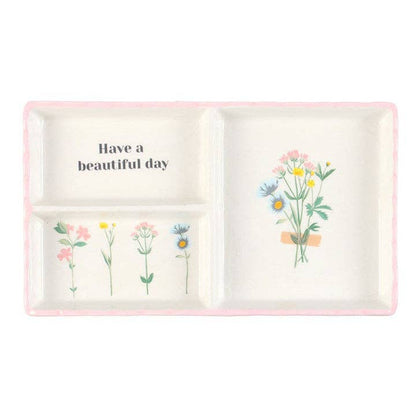 Have a Beautiful Day Floral Mother's Day Trinket Tray -birthday gift, mothers day gift