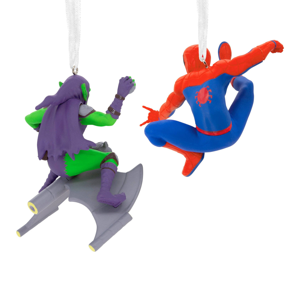 Hallmark - Storied Moments Marvel Ornament Set 2 Spider-Man Greengoblin