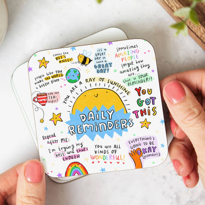Daily Reminders Coaster