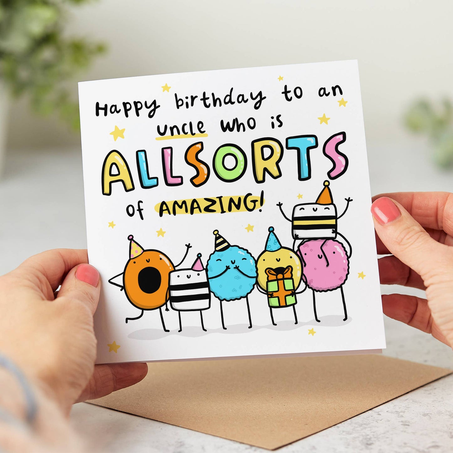 Uncle All Sorts of Amazing - Funny Birthday Card for Him