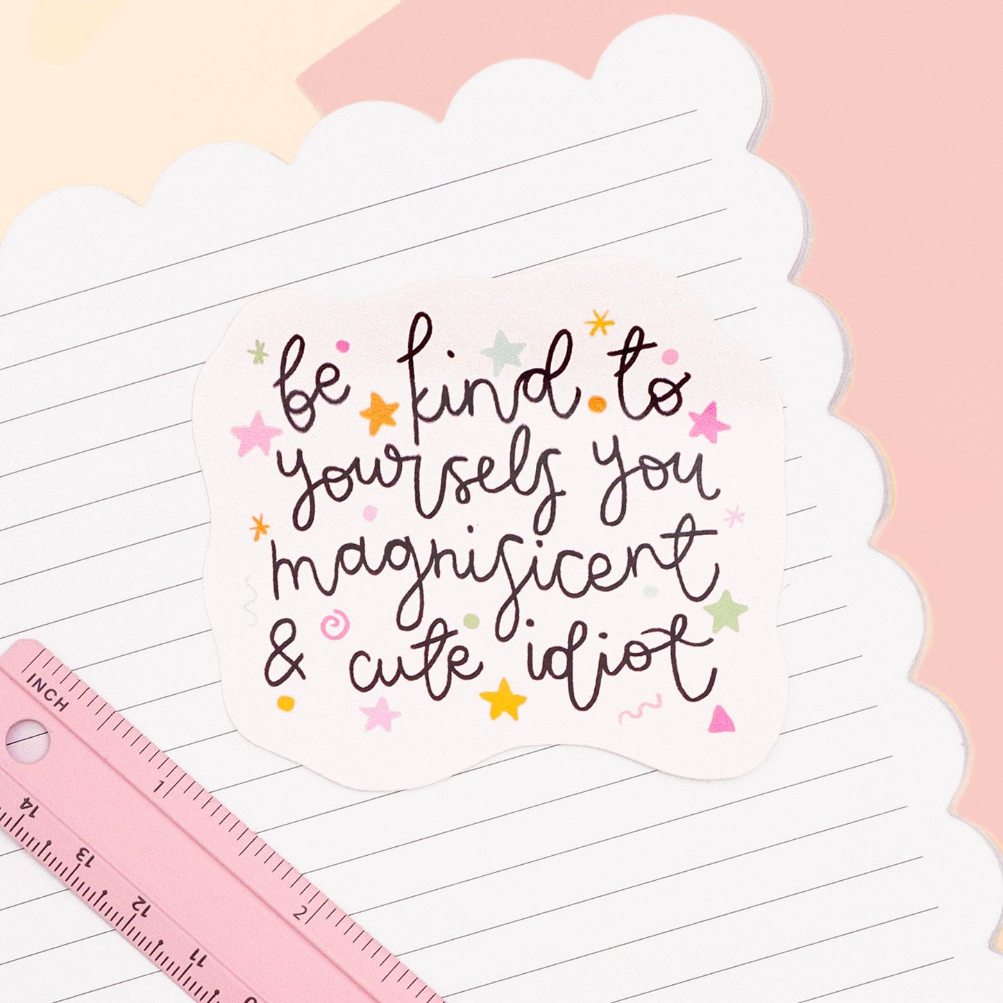 Oh, Laura - Vinyl Sticker - Be Kind To Yourself