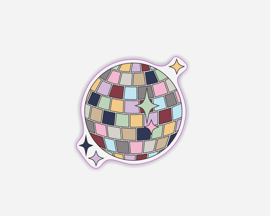 Danni Boden Designs - Disco Ball Sticker - Taylor Swift ERAS Colours