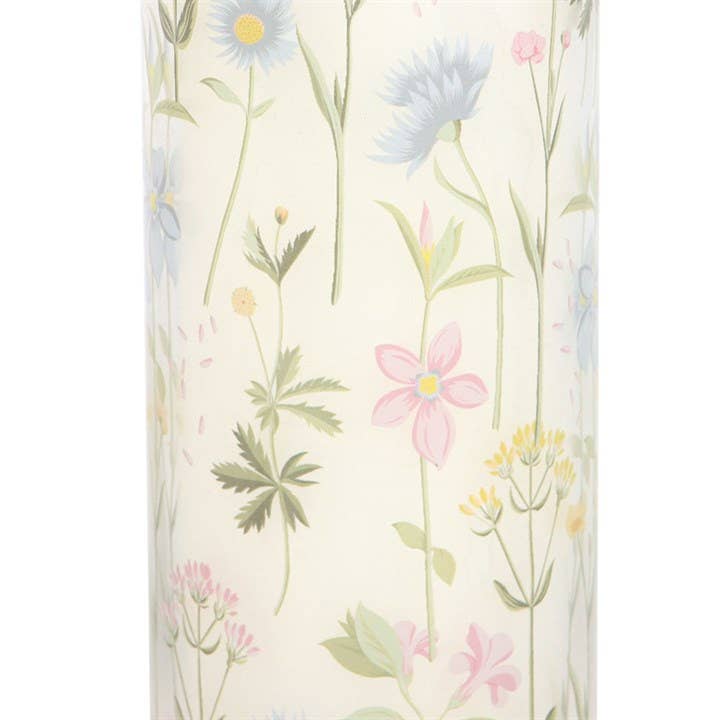 Floral Print Wildflower Tube Candle -birthday gift, mothers day gift