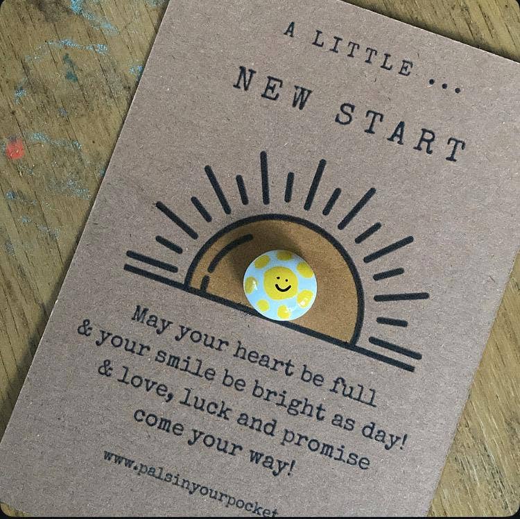 Pals in your Pocket - New Beginning Pebble & Card Set For Life Milestones