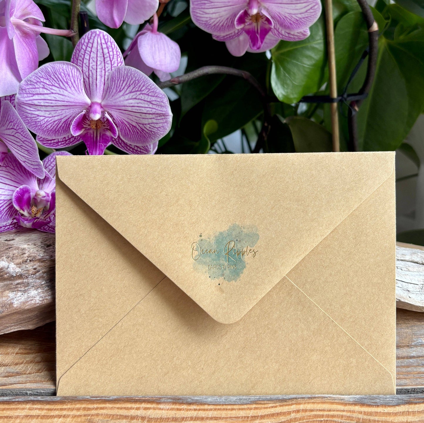Ocean Ripples - I'm Beautiful... Pin Badge Card