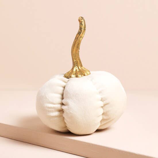 Lisa Angel - Velvet Pumpkin Standing Decoration