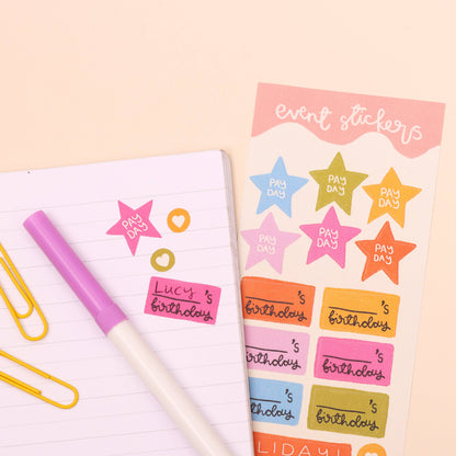 Oh, Laura - Planner Stickers - Events