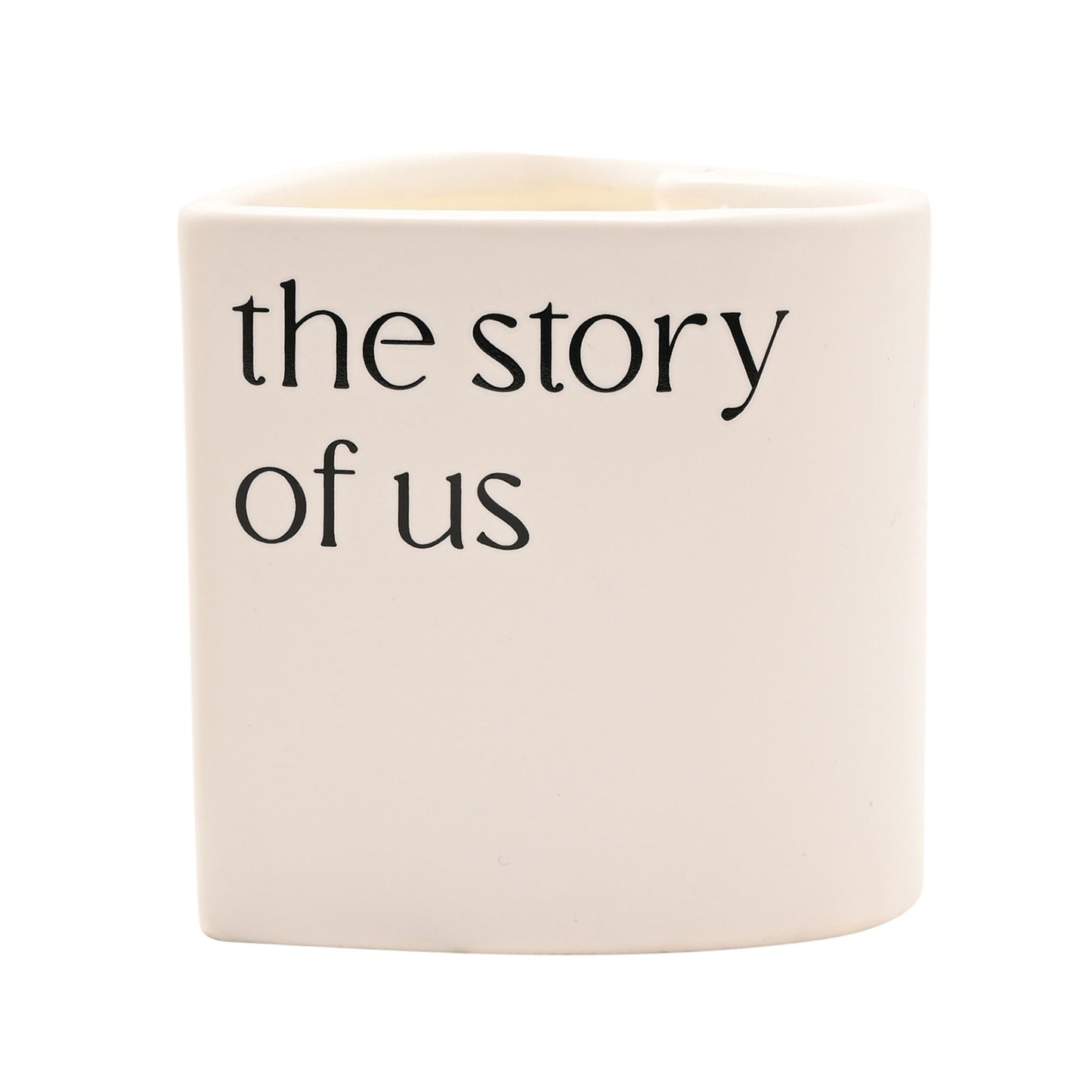 AMORE HEART CANDLE - THE STORY OF US