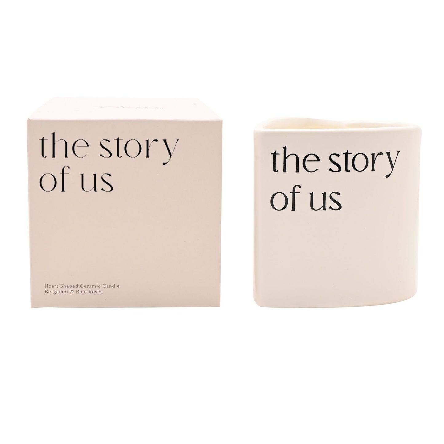 AMORE HEART CANDLE - THE STORY OF US