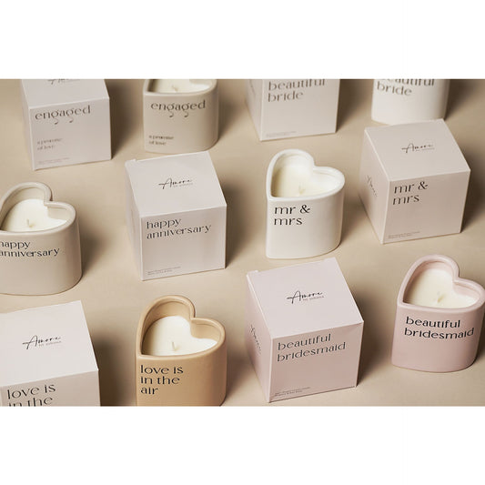 AMORE HEART CANDLE - THE STORY OF US