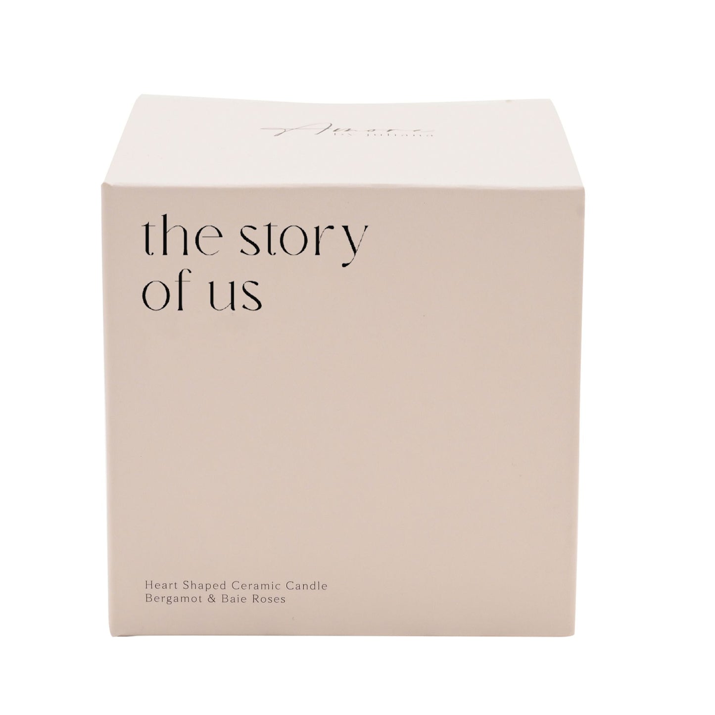 AMORE HEART CANDLE - THE STORY OF US