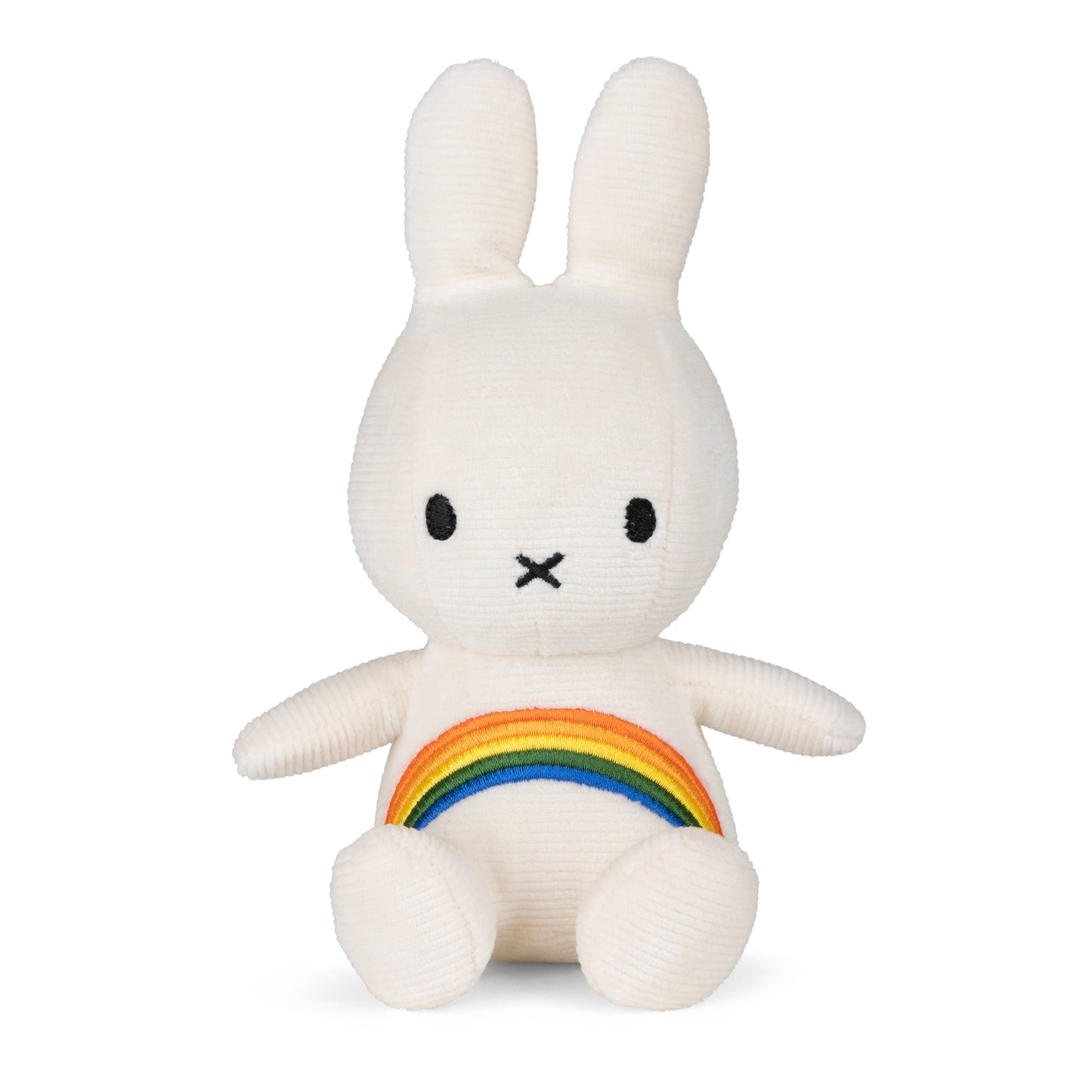 Miffy by S-c Brands - Miffy Corduroy Rainbow White 18 cm