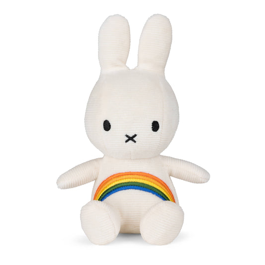 Miffy by S-c Brands - Miffy Corduroy Rainbow White 18 cm