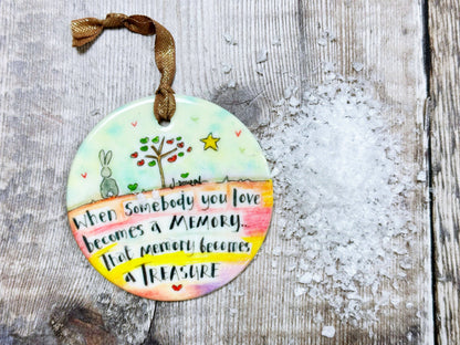 Little Heart - Memories Ceramic Bauble