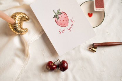 La la lu - Sweet Strawberry Card
