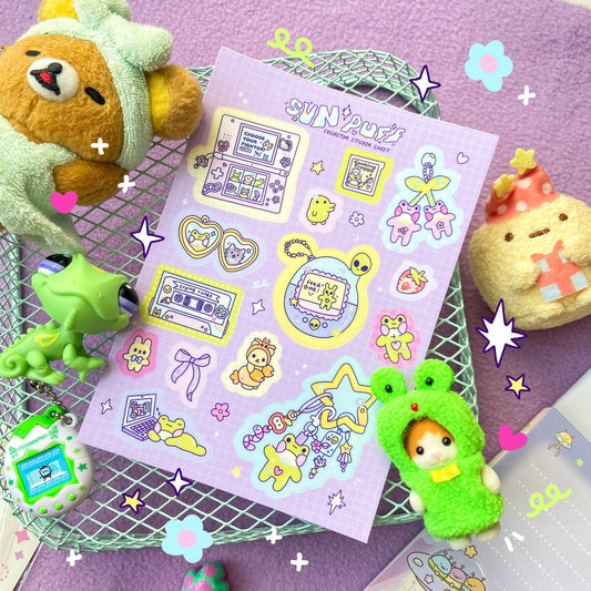 Sun Puff Studios - Trinket Collector Sticker Sheet