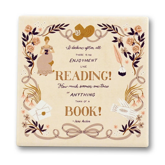 Half Moon Bay - Coaster Single Ceramic - Pulteney Press (Pride & Prejudice)