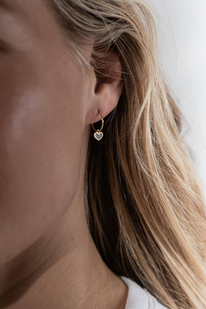 One & Eight - Eve Heart Earrings