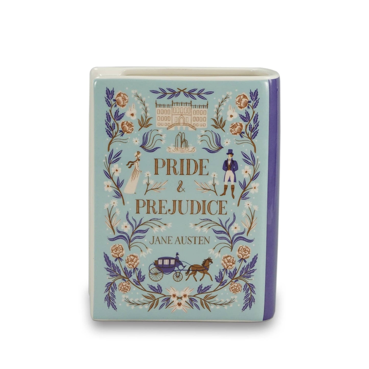 Book Vase Ceramic Book - Pride & Prejud.)