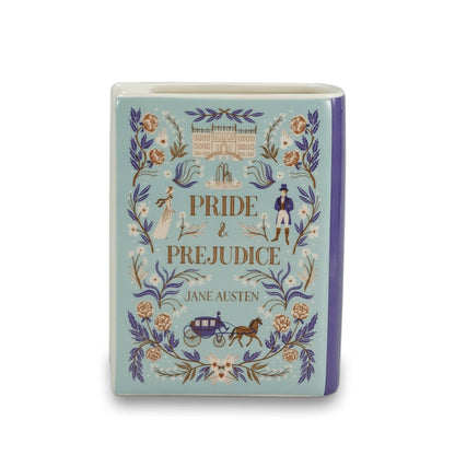 Book Vase Ceramic Book - Pride & Prejud.)