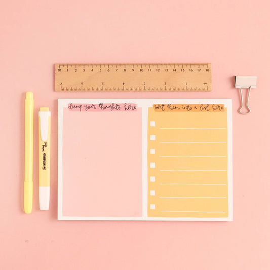 Oh, Laura - A5 notepad - organise your thoughts