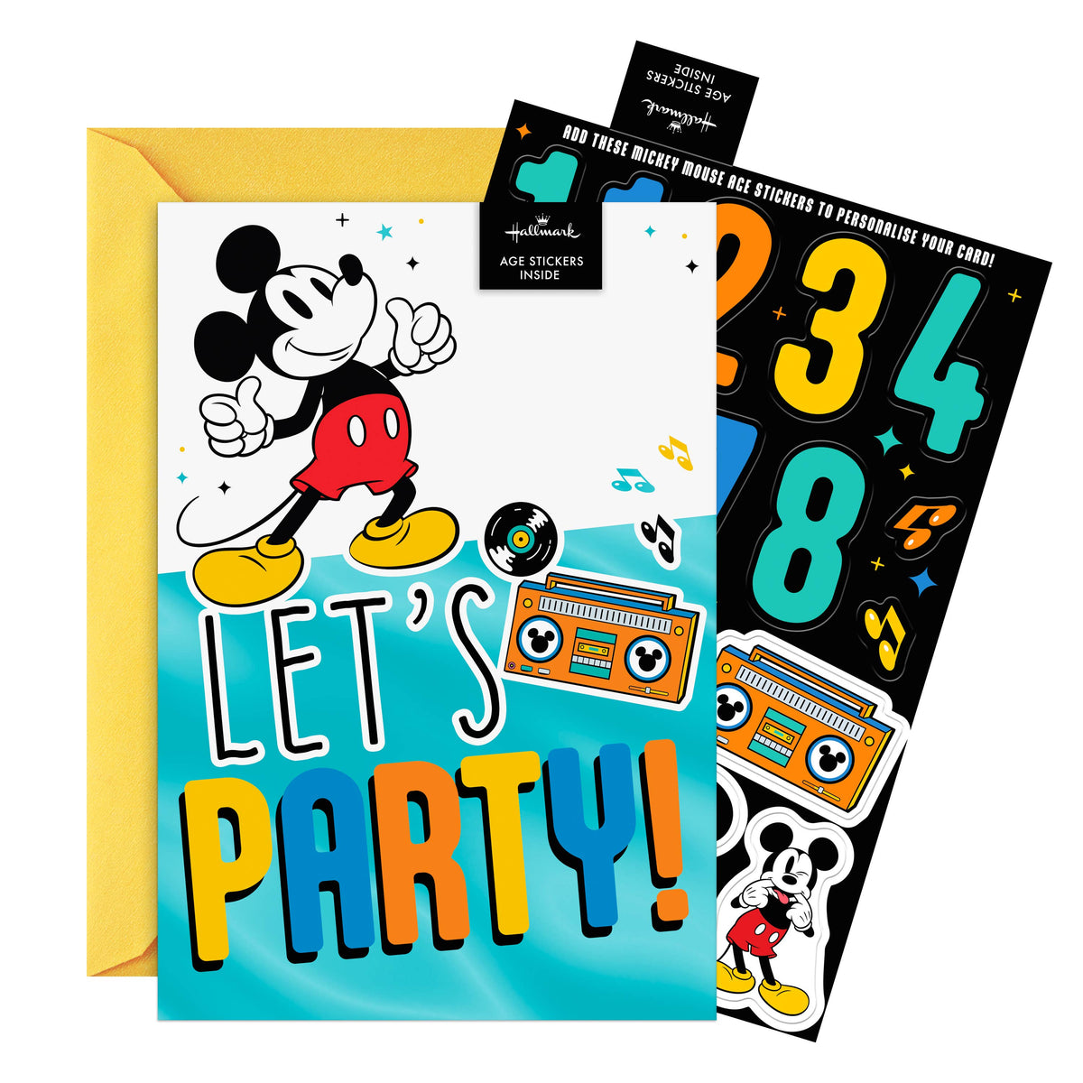 Hallmark - Kids Birthday Card - Disney - Mickey & Minnie