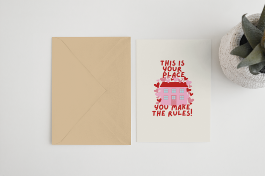 Blue Iris Designs Co - This is your place you make the rules A6/5x7 card