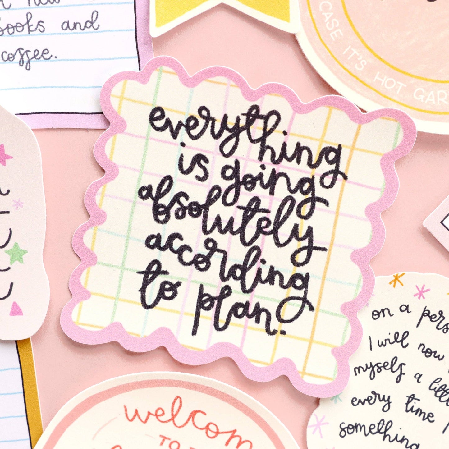 Oh, Laura - Vinyl Sticker - According to Plan