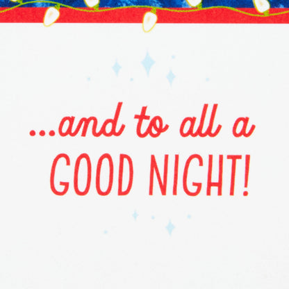Hallmark - Musical Christmas Card 3D PopUp Light Music National Lampoon